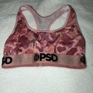 Women PSD Playboy Rosegold Sports Bra Size Small